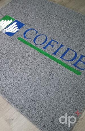 Felpudos con logo decorplas