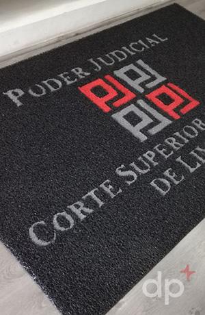 Felpudos con logo decorplas