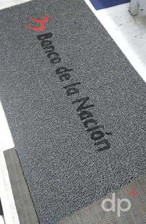 Felpudos con logo decorplas